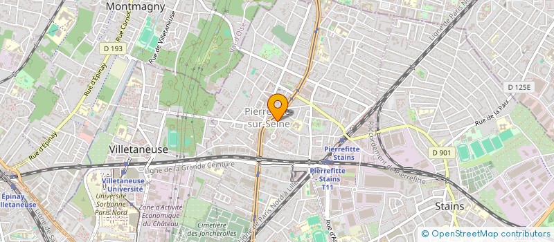localisation de l'entreprise MONSIEUR MORES HOUNKANRIN à PIERREFITTE-SUR-SEINE
