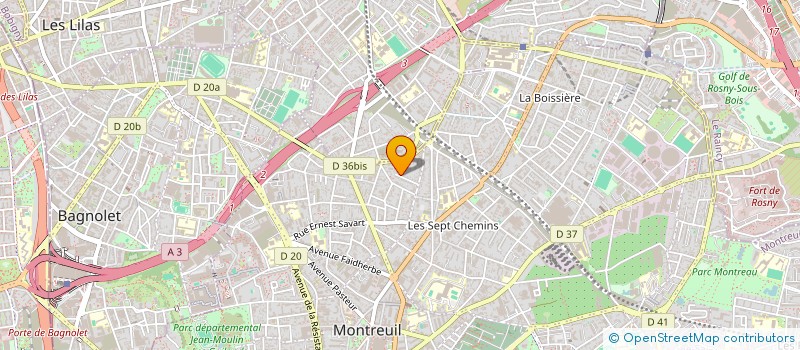 localisation de l'entreprise MONSIEUR MORGAN ALBY--L'HENAFF  MONTREUIL