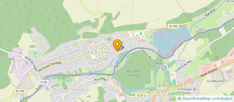 localisation de l'entreprise MONSIEUR MORGAN AUZY  EZY-SUR-EURE