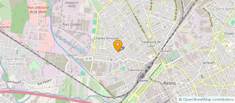 localisation de l'entreprise MONSIEUR MORGAN BAHUET  REIMS