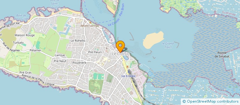 localisation de l'entreprise MONSIEUR MORGAN BALBI  LE CROISIC