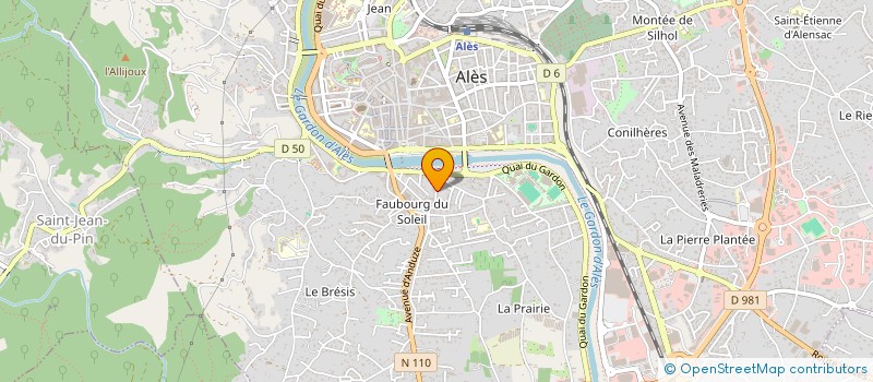 localisation de l'entreprise MONSIEUR MORGAN BAPTISTE  SAINT-PRIVAT-DES-VIEUX