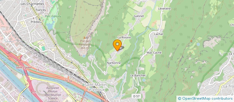 localisation de l'entreprise MONSIEUR MORGAN BARBIERO  SAINT-MARTIN-LE-VINOUX