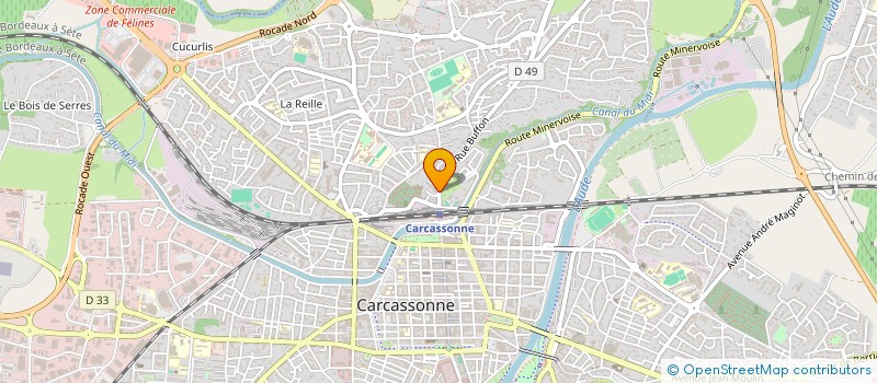 localisation de l'entreprise MONSIEUR MORGAN BARTHELEMY  CARCASSONNE