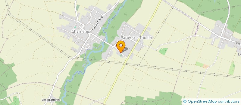 localisation de l'entreprise MONSIEUR MORGAN BAUDET à PAROY-SUR-THOLON