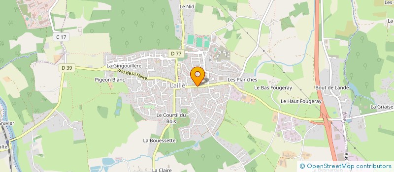 localisation de l'entreprise MONSIEUR MORGAN BAUDRILLART  LAILLE