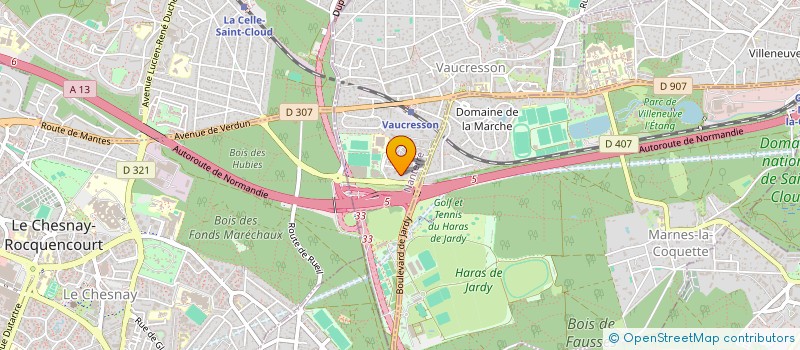 localisation de l'entreprise MONSIEUR MORGAN BEAUMIER  VAUCRESSON