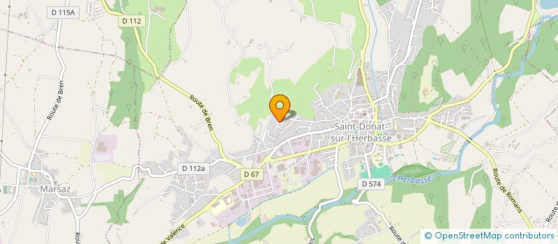 localisation de l'entreprise MONSIEUR MORGAN BELEKIAN  SAINT-DONAT-SUR-L'HERBASSE