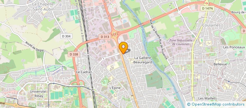 localisation de l'entreprise MONSIEUR MORGAN BERARD  LE MANS