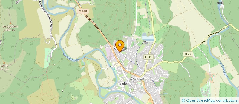 localisation de l'entreprise MONSIEUR MORGAN BERNARD  QUISSAC