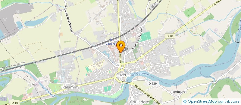 localisation de l'entreprise MONSIEUR MORGAN BESSONNAT  CAZERES