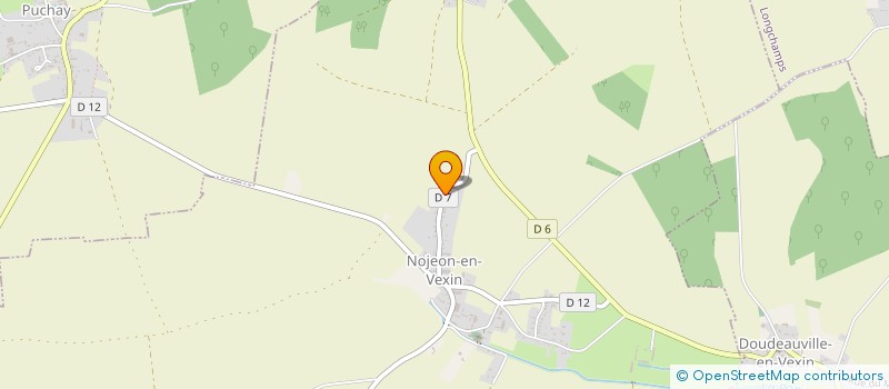 localisation de l'entreprise MONSIEUR MORGAN BETIN  NOJEON-EN-VEXIN