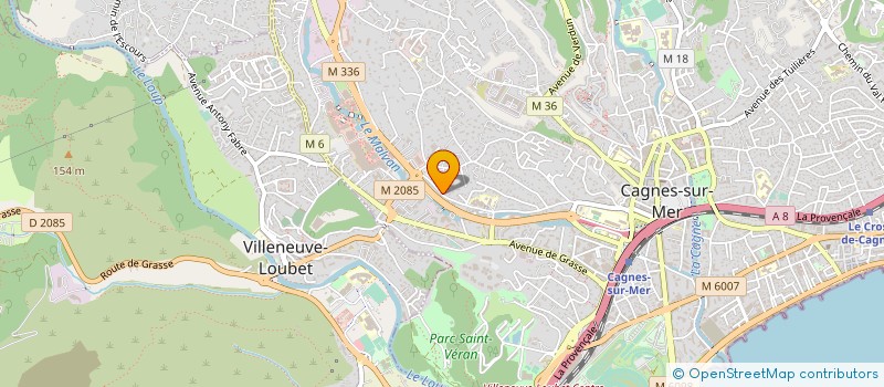 localisation de l'entreprise MONSIEUR MORGAN BIDARD à CAGNES-SUR-MER