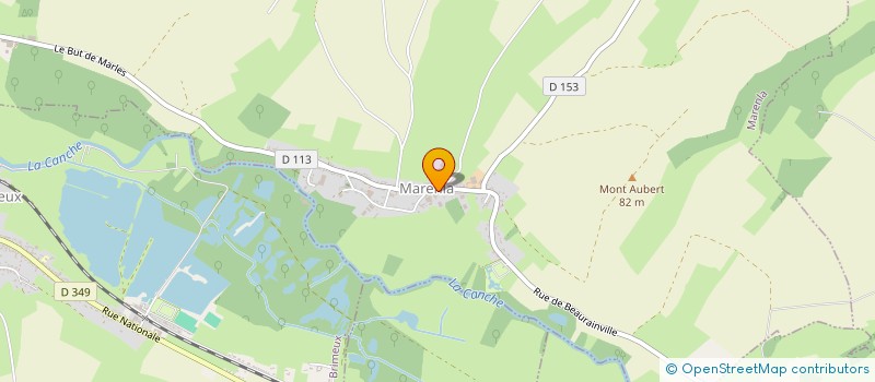 localisation de l'entreprise MONSIEUR MORGAN BIENAIME  MARENLA