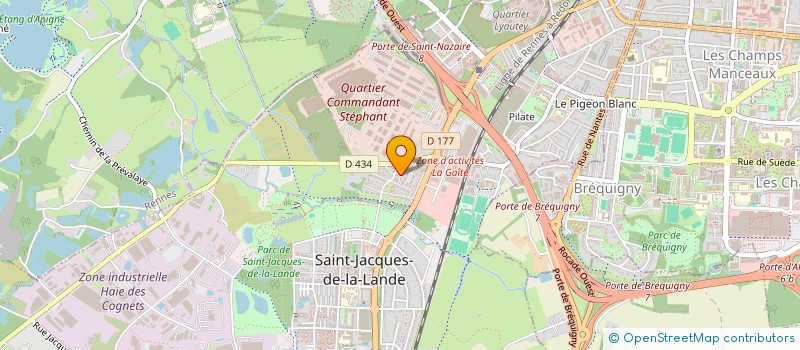 localisation de l'entreprise MONSIEUR MORGAN BIGER  SAINT-JACQUES-DE-LA-LANDE