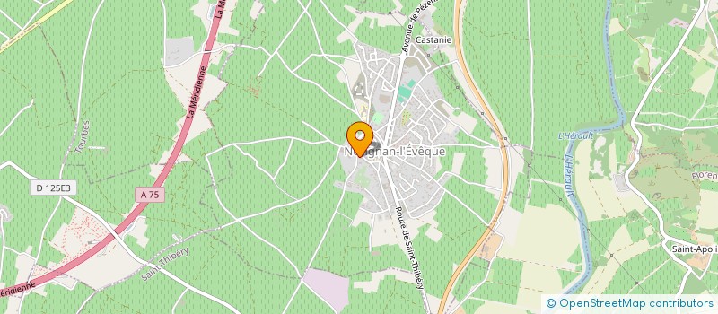 localisation de l'entreprise MONSIEUR MORGAN BLANC  LEZIGNAN-LA-CEBE