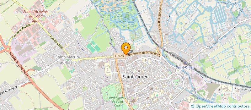 localisation de l'entreprise MONSIEUR MORGAN BLOT  SAINT-OMER