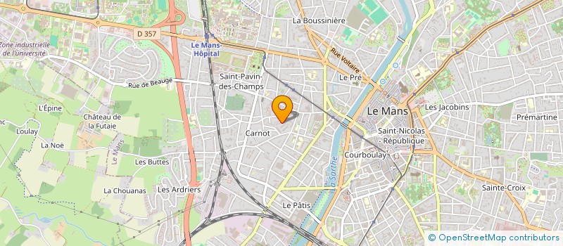 localisation de l'entreprise MONSIEUR MORGAN BONE  LE MANS