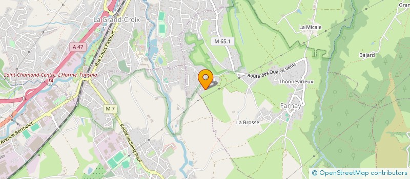 localisation de l'entreprise MONSIEUR MORGAN BONNEFOUX  FARNAY