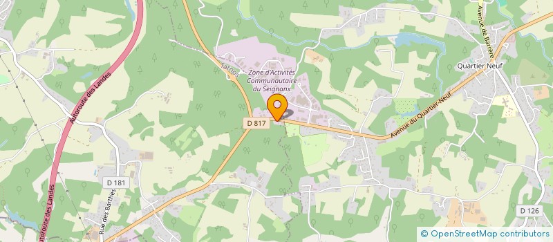 localisation de l'entreprise MONSIEUR MORGAN BONNIN  TARNOS