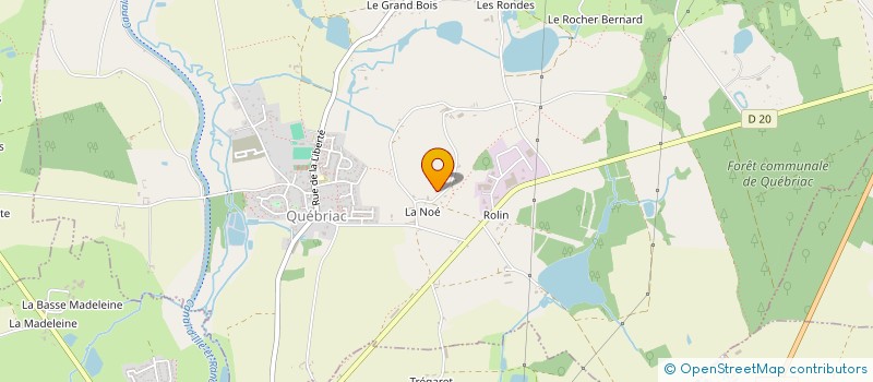 localisation de l'entreprise MONSIEUR MORGAN BOURREE  QUEBRIAC