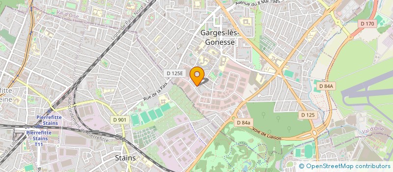 localisation de l'entreprise MONSIEUR MORGAN BRACO  GARGES-LES-GONESSE