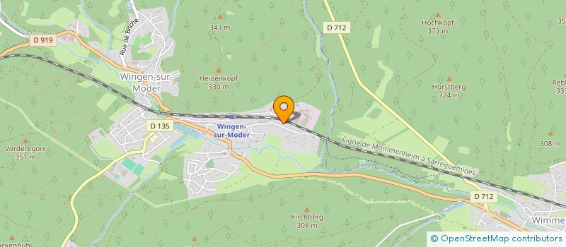 localisation de l'entreprise MONSIEUR MORGAN BRECHENMACHER  WINGEN-SUR-MODER