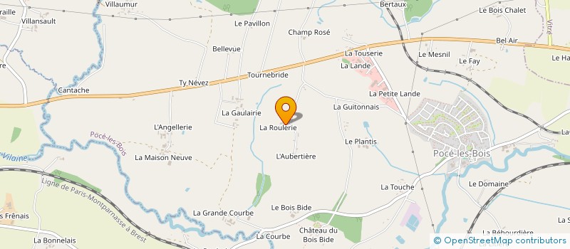 localisation de l'entreprise MONSIEUR MORGAN BRETON  POCE-LES-BOIS