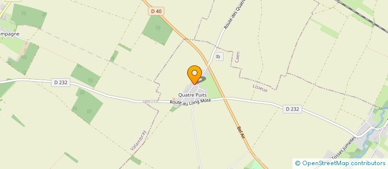 localisation de l'entreprise MONSIEUR MORGAN BURET  MEZIDON VALLEE D'AUGE