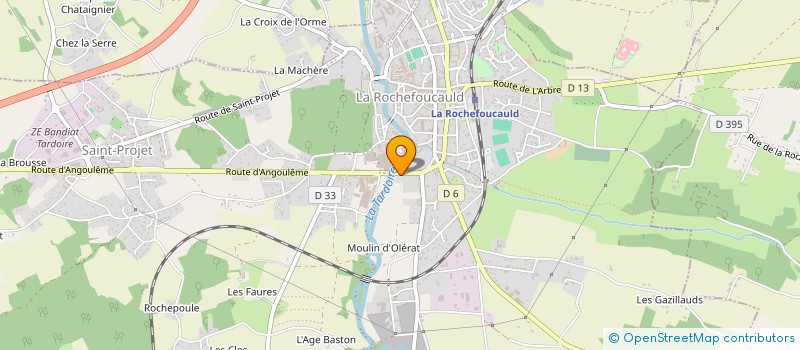 localisation de l'entreprise MONSIEUR MORGAN CAPAROS  LA ROCHEFOUCAULD-EN-ANGOUMOIS