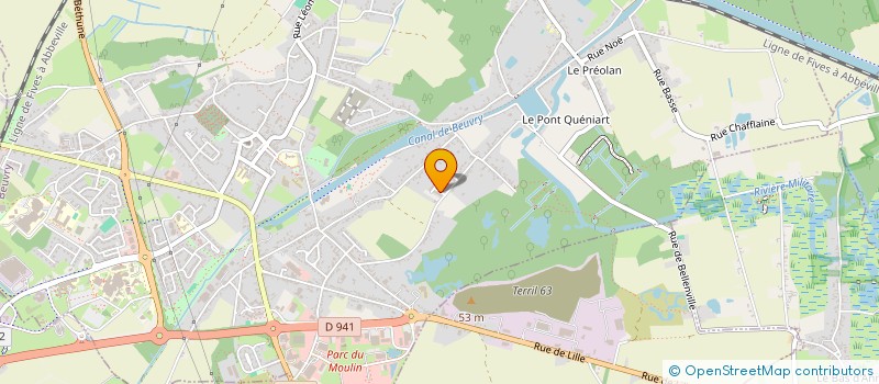 localisation de l'entreprise MONSIEUR MORGAN CAPEL  BEUVRY