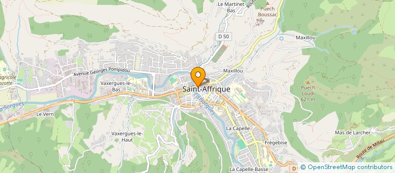 localisation de l'entreprise MONSIEUR MORGAN CAPELLE  SAINT-AFFRIQUE