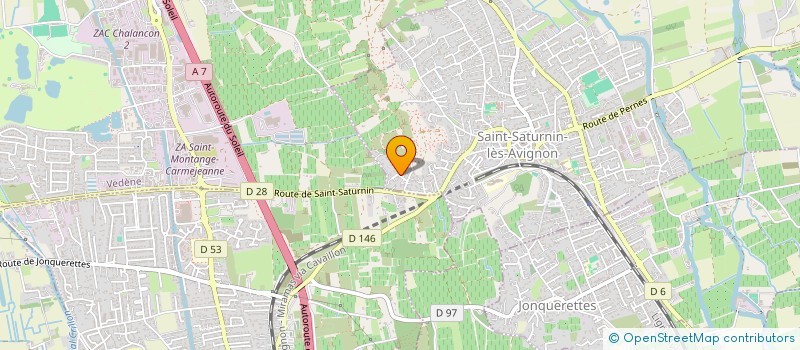 localisation de l'entreprise MONSIEUR MORGAN CASNEDI  SAINT-SATURNIN-LES-AVIGNON