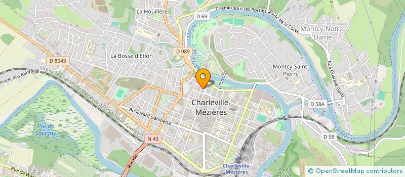 localisation de l'entreprise MONSIEUR MORGAN CHARLEMAGNE  CHARLEVILLE-MEZIERES