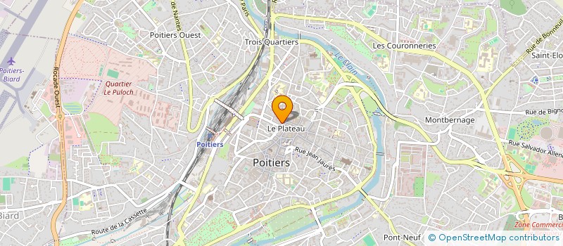 localisation de l'entreprise MONSIEUR MORGAN CHARRONNEAU  POITIERS