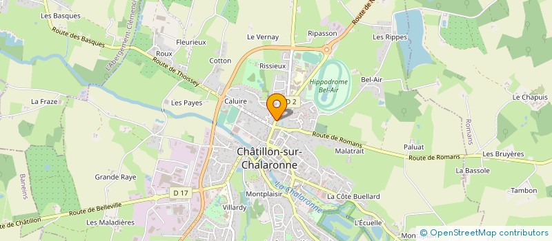 localisation de l'entreprise MONSIEUR MORGAN CHAVANEL à CHATILLON-SUR-CHALARONNE