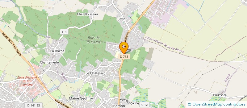 localisation de l'entreprise MONSIEUR MORGAN CHIRAT  ROYAN