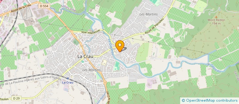 localisation de l'entreprise MONSIEUR MORGAN CLERENCE à LA CRAU