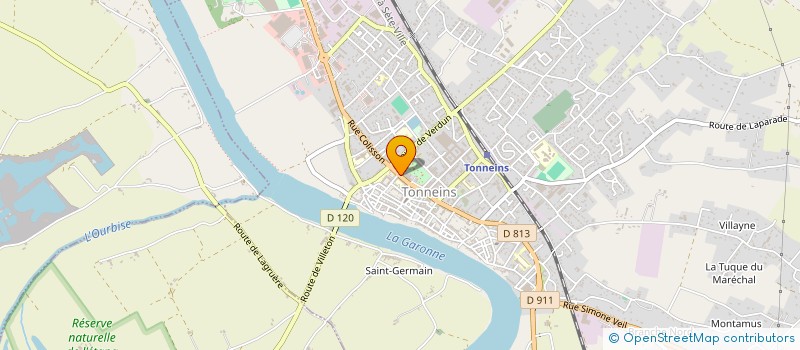 localisation de l'entreprise MONSIEUR MORGAN COLLIER  TONNEINS