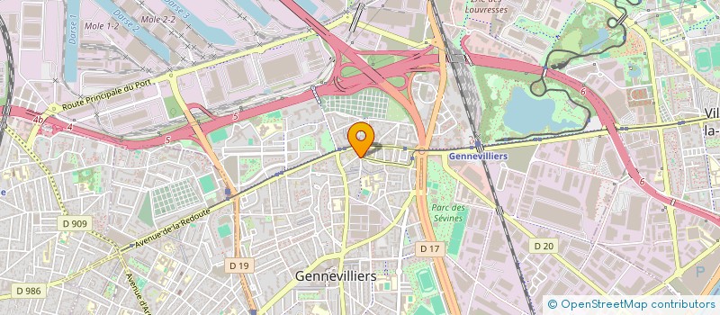 localisation de l'entreprise MONSIEUR MORGAN COMMERGNAT  GENNEVILLIERS