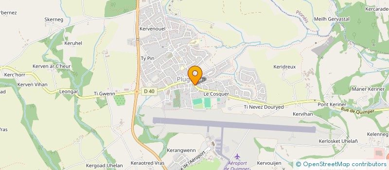 localisation de l'entreprise MONSIEUR MORGAN COUVREUR  PLUGUFFAN