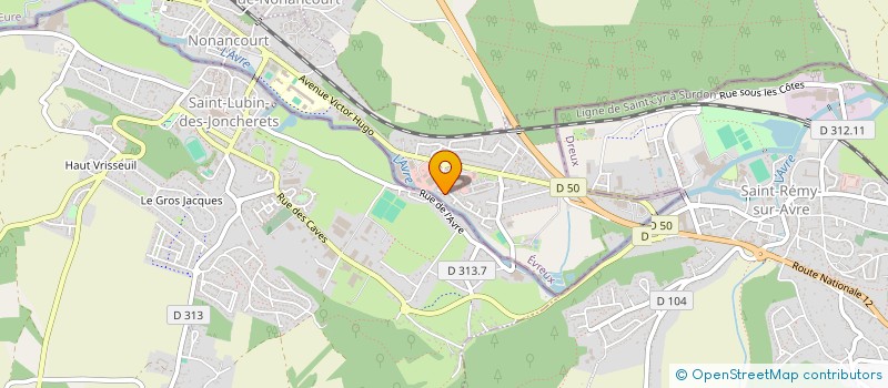 localisation de l'entreprise MONSIEUR MORGAN DANIEL  NONANCOURT