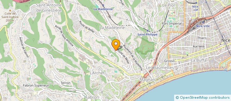 localisation de l'entreprise MONSIEUR MORGAN DARGENT  NICE