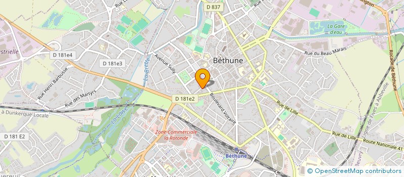 localisation de l'entreprise MONSIEUR MORGAN DE SMEDT  BETHUNE