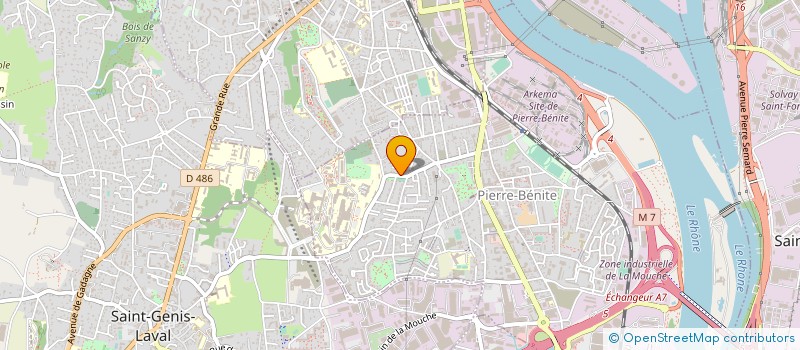 localisation de l'entreprise MONSIEUR MORGAN DEDOLA  OULLINS-PIERRE-BENITE