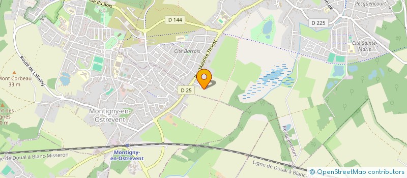 localisation de l'entreprise MONSIEUR MORGAN DEGORRE  PECQUENCOURT