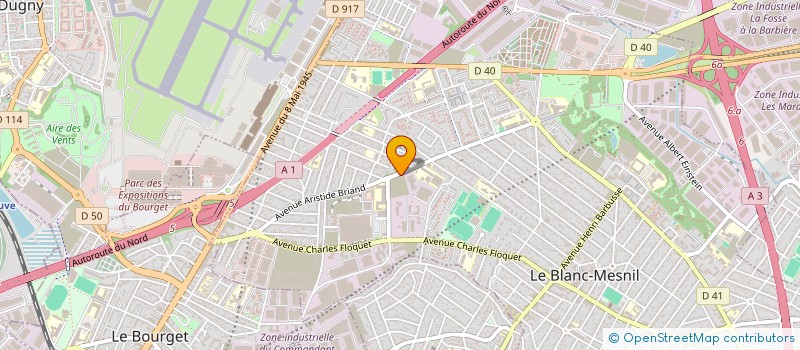 localisation de l'entreprise MONSIEUR MORGAN DEL  LE BLANC-MESNIL