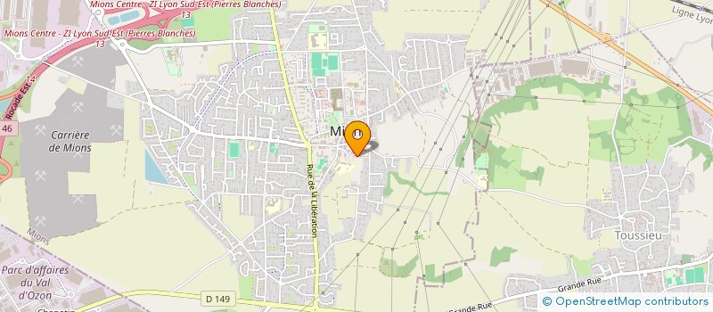 localisation de l'entreprise MONSIEUR MORGAN DEQUIN  MIONS