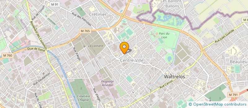 localisation de l'entreprise MONSIEUR MORGAN DESCAMPS  WATTRELOS