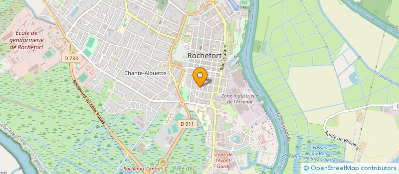 localisation de l'entreprise MONSIEUR MORGAN DESSAUX  ROCHEFORT